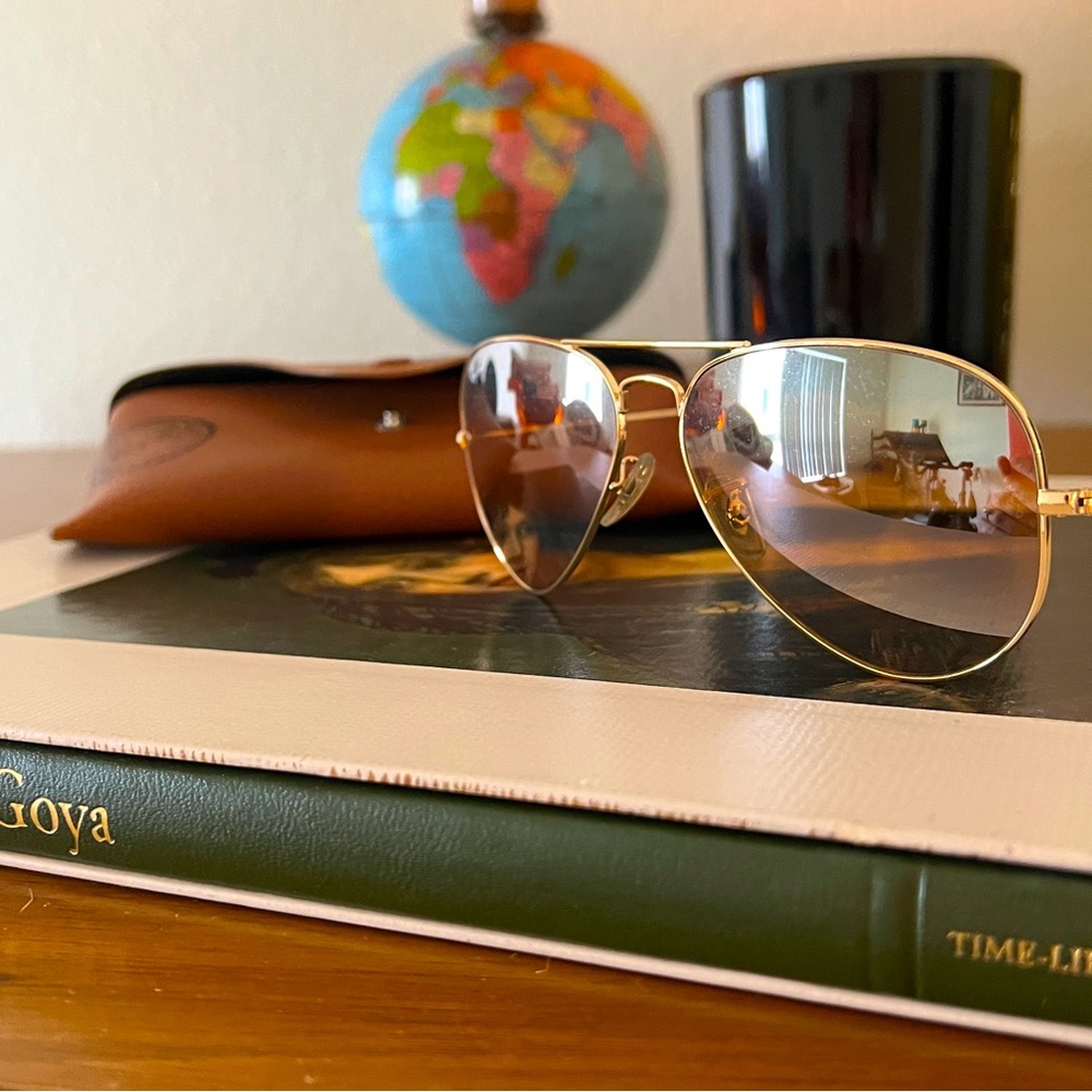 Ray-Ban Gold Aviators